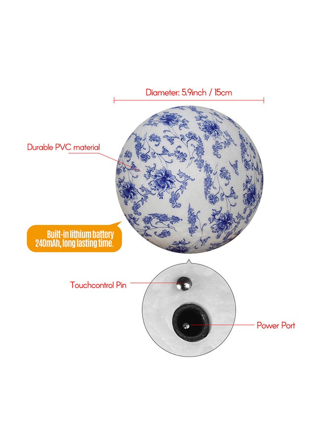 3D Printed USB Rechargeable Moon Lamp With Touch Control Multicolour 5.9inch - Image 3
