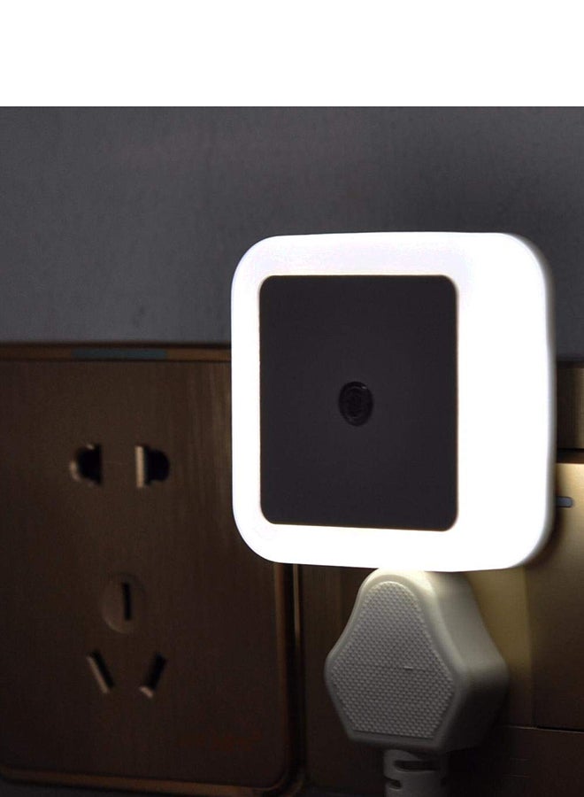 صن شاين مصباح LED ليلي جداري يعمل بالطاقة الشمسية ومزود بقابس أبيض 8Ø³Ù†ØªÙŠÙ…ØªØ± - Image 2