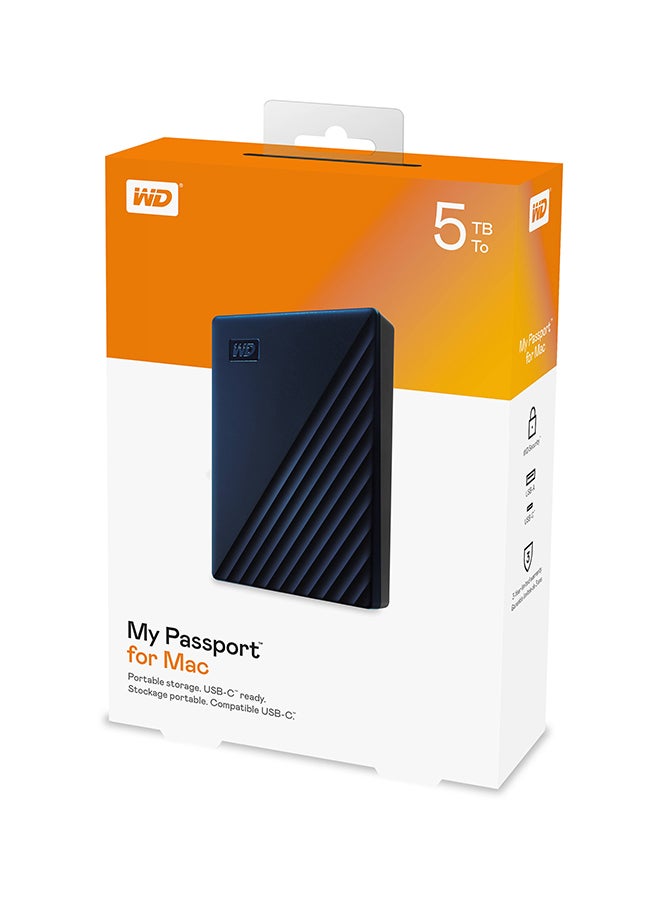 WD My Passport External Hard Drive 5.0 TB Navy Blue 5 TB  - Image 4