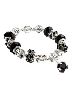 Alloy Crystal Studded Pandora Charm Bracelet