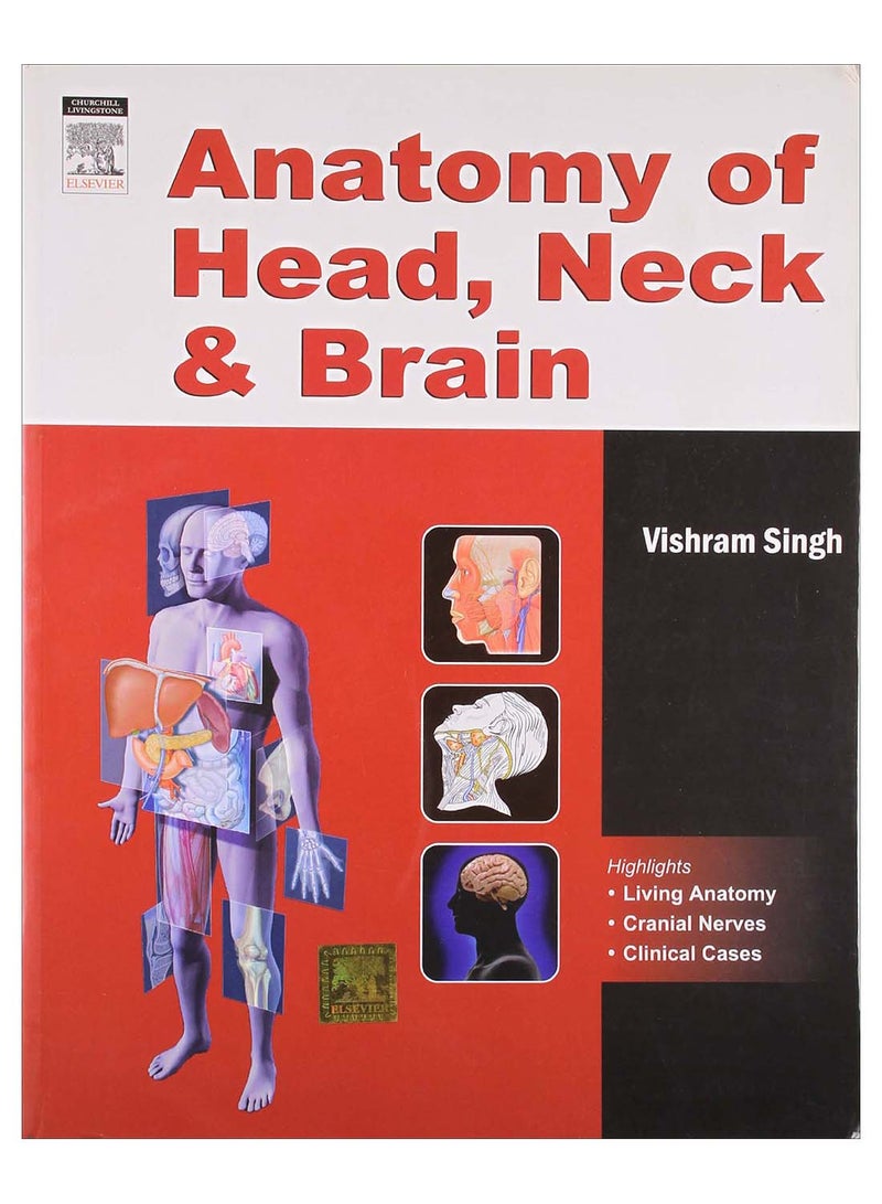 Anatomy Of Head, Neck And Brain Paperback English by Vishram Singh - 19-Nov-09
