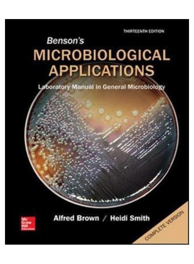 Benson's Microbiological Applications Complete Version paperback english - 16-Feb-15 