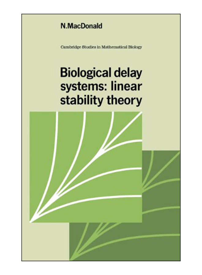 Biological Delay Systems paperback english - 21-Aug-08