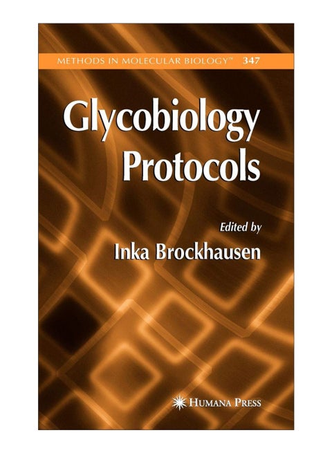 Glycobiology Protocols hardcover english - 15-Sep-06