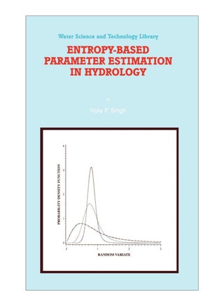 Entropy-Based Parameter Estimation In Hydrology Hardcover English by Vijay Singh - 31-Oct-98 - v1575896040/N32614086A_1