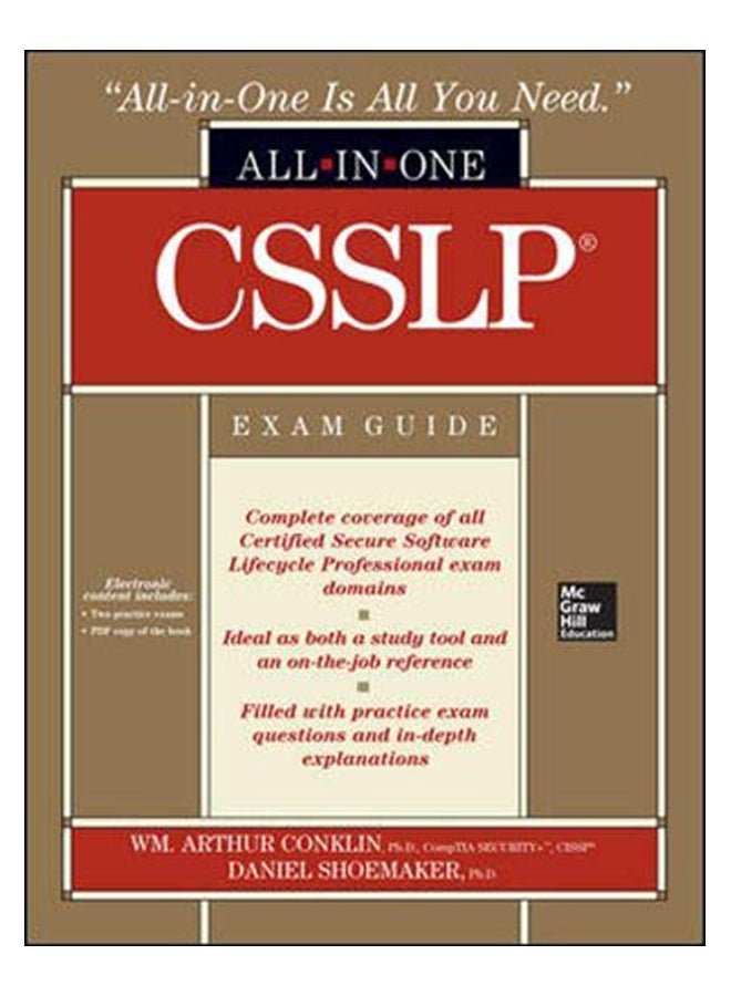 CSSLP Certification Exam Guide hardcover english - 16-Apr-14 