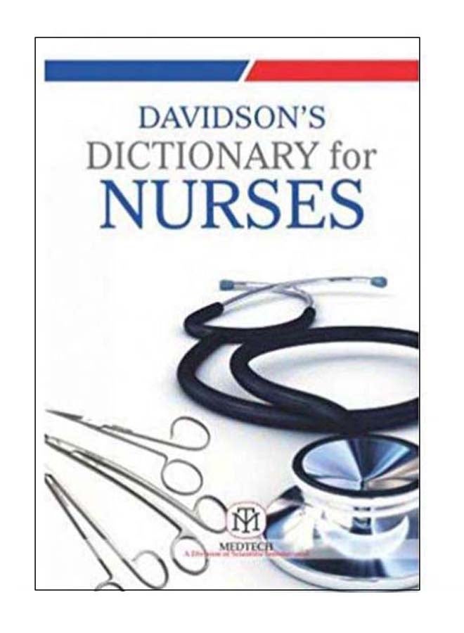 Davidson's Dictionary For Nurses Paperback English by Medtech - 6 July 2017