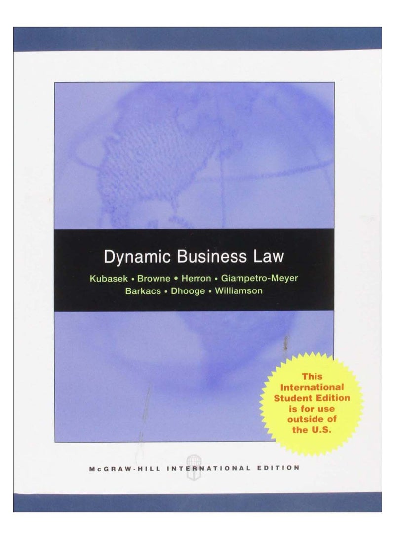 Dynamic Business Law paperback english - 16-Jan-08 