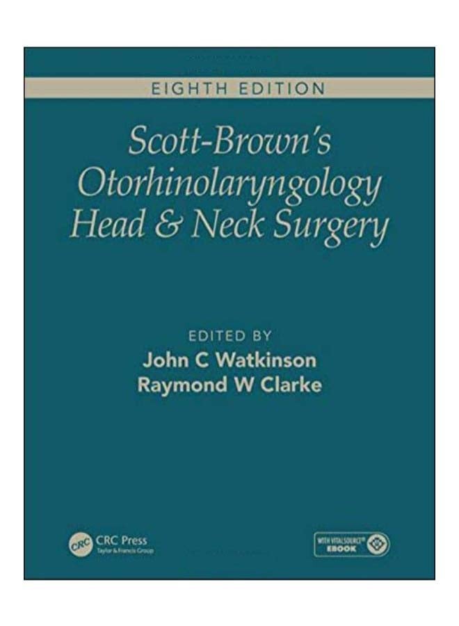 Scott-Brown's Otorhinolaryngology And Head And Neck Surgery hardcover english - 14-Sep-18 