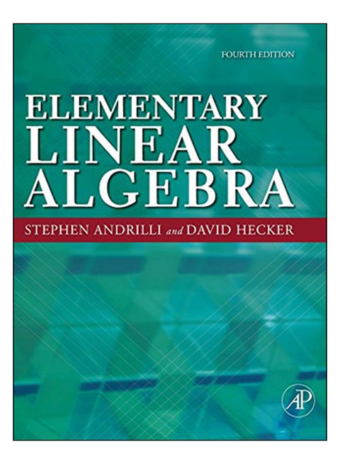 Elementary Linear Algebra hardcover english - 4-Feb-10