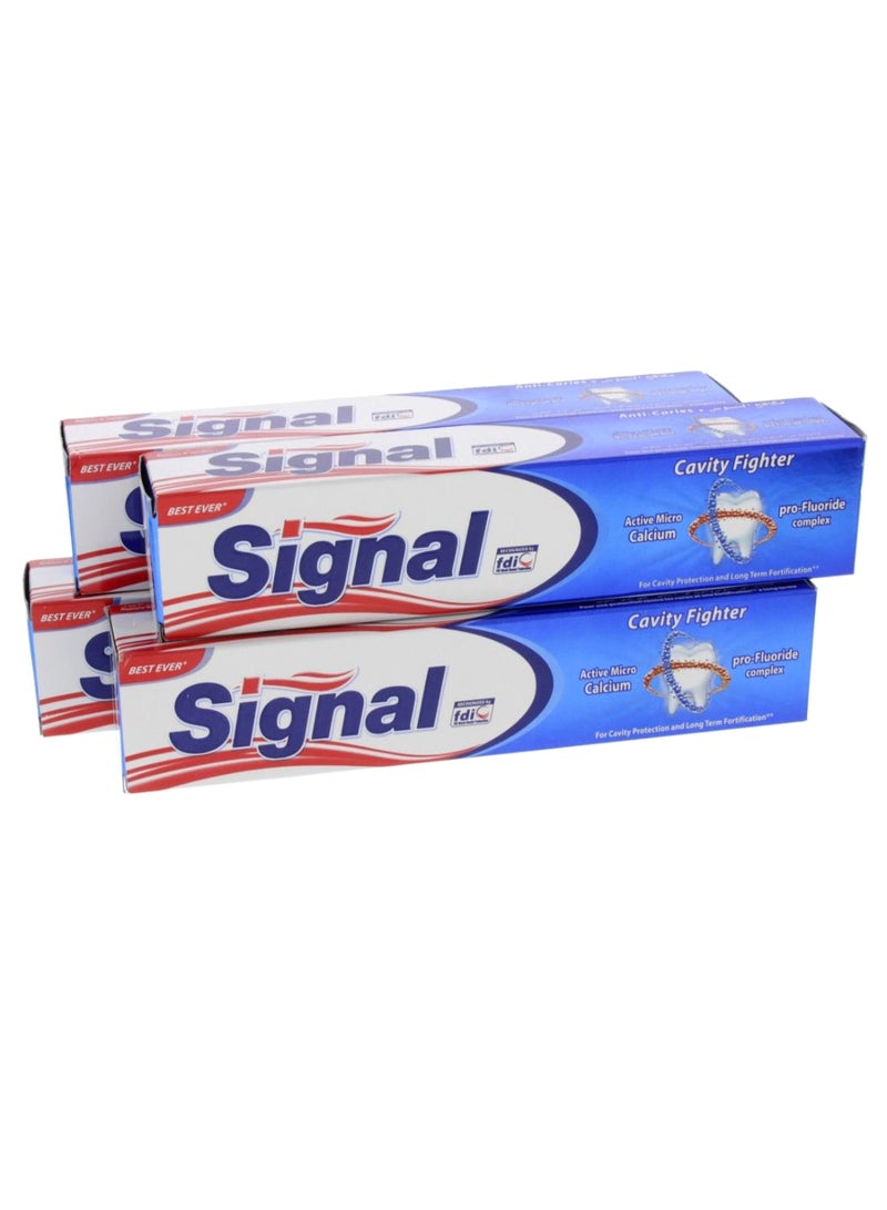 Pack Of 4 Pro-Fluoride Complex Cavity Protection Toothpaste 4 x 120ml