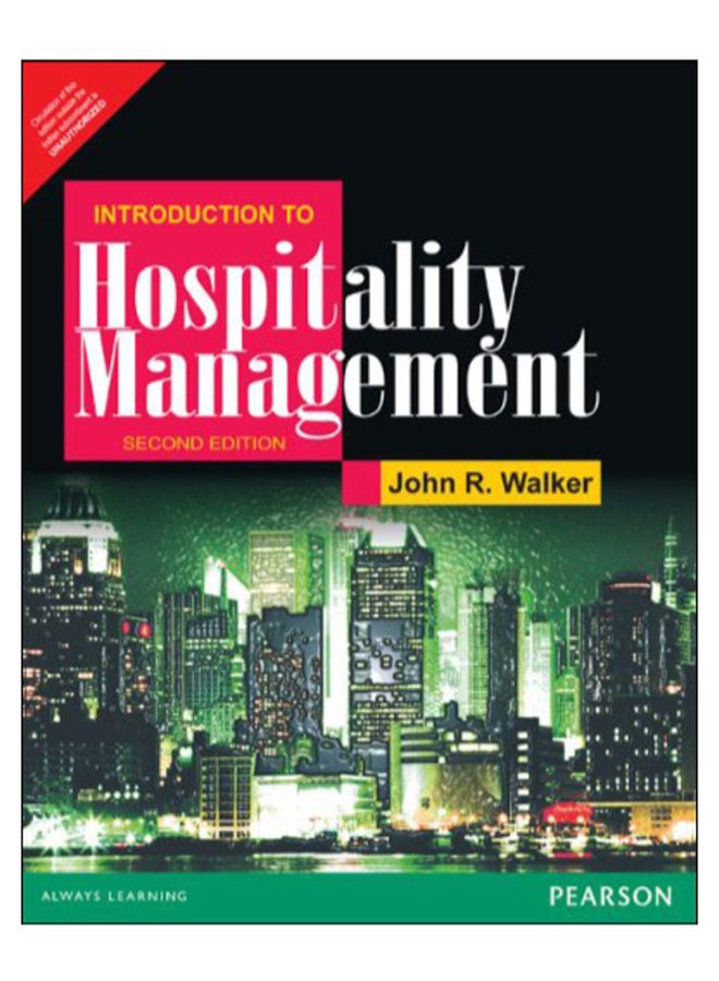 Introduction To Hospitality paperback english - 1-Jan-08 
