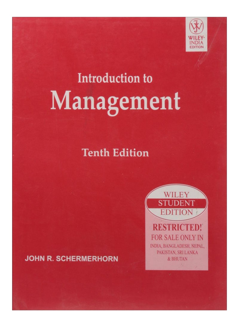 Introduction To Management Paperback English by Schermerhorn J.R - 1-Jul-05 