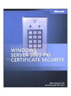 Microsoft Windows Server 2003 PKI Certificate Security paperback english - 10-Jul-04 