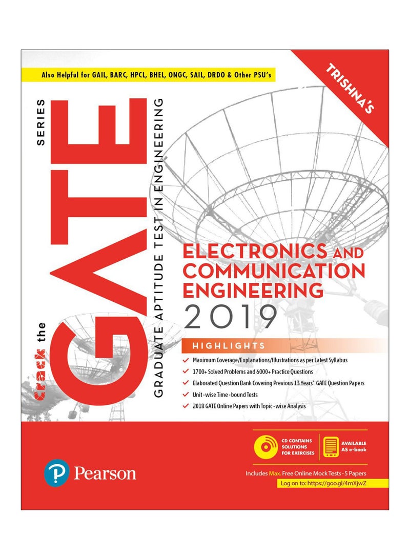 Gate Electronics And Communication Engineering 2019 Paperback English by Pearson India - 10-Jul-05 
