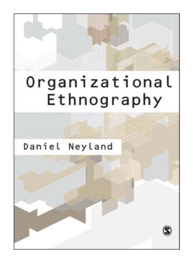 Organizational Ethnography paperback english - 15-Nov-07