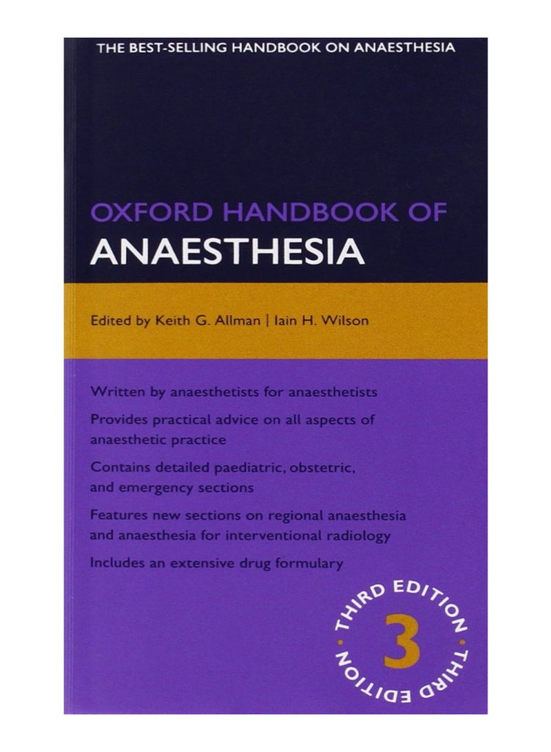 Oxford Handbook Of Anaesthesia Flexi Bound English - 28-Jul-11 