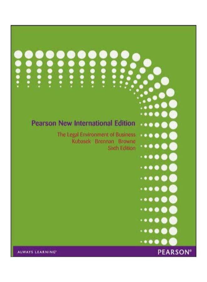 The Legal Environment Of Business paperback english - 1-Nov-13 