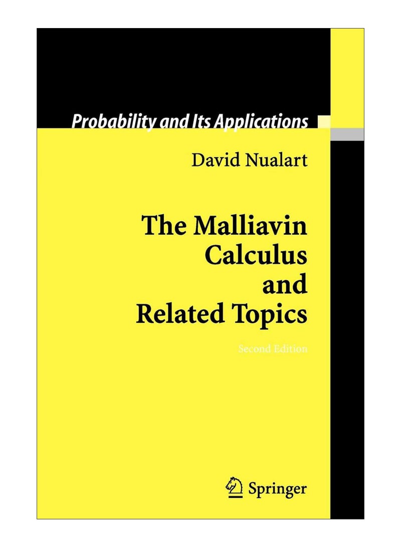 The Malliavin Calculus And Related Topics Paperback English by David Nualart - 30-Nov-10 