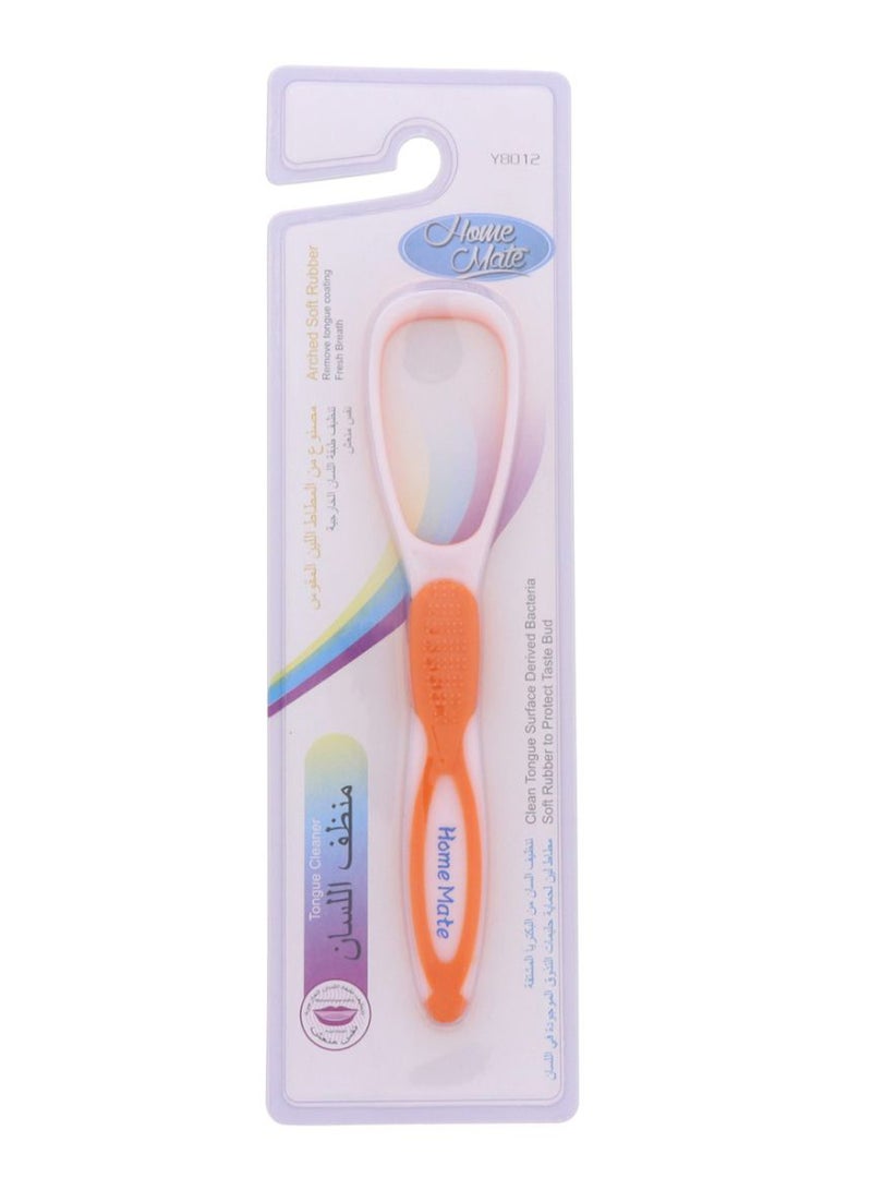 Home Mate Tongue Cleaner Orange/White - Image 1