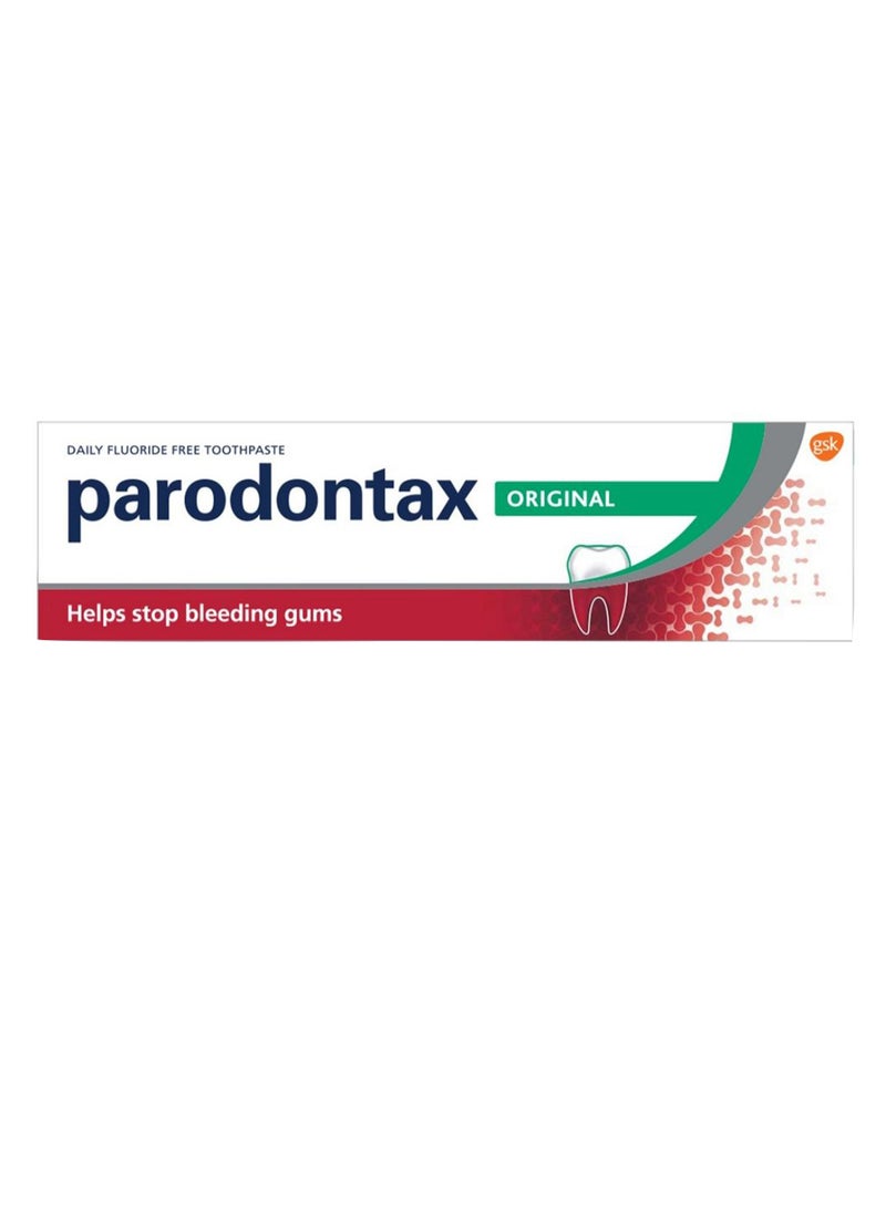 Parodontax Original Daily Fluoride Free Toothpaste 75ml 