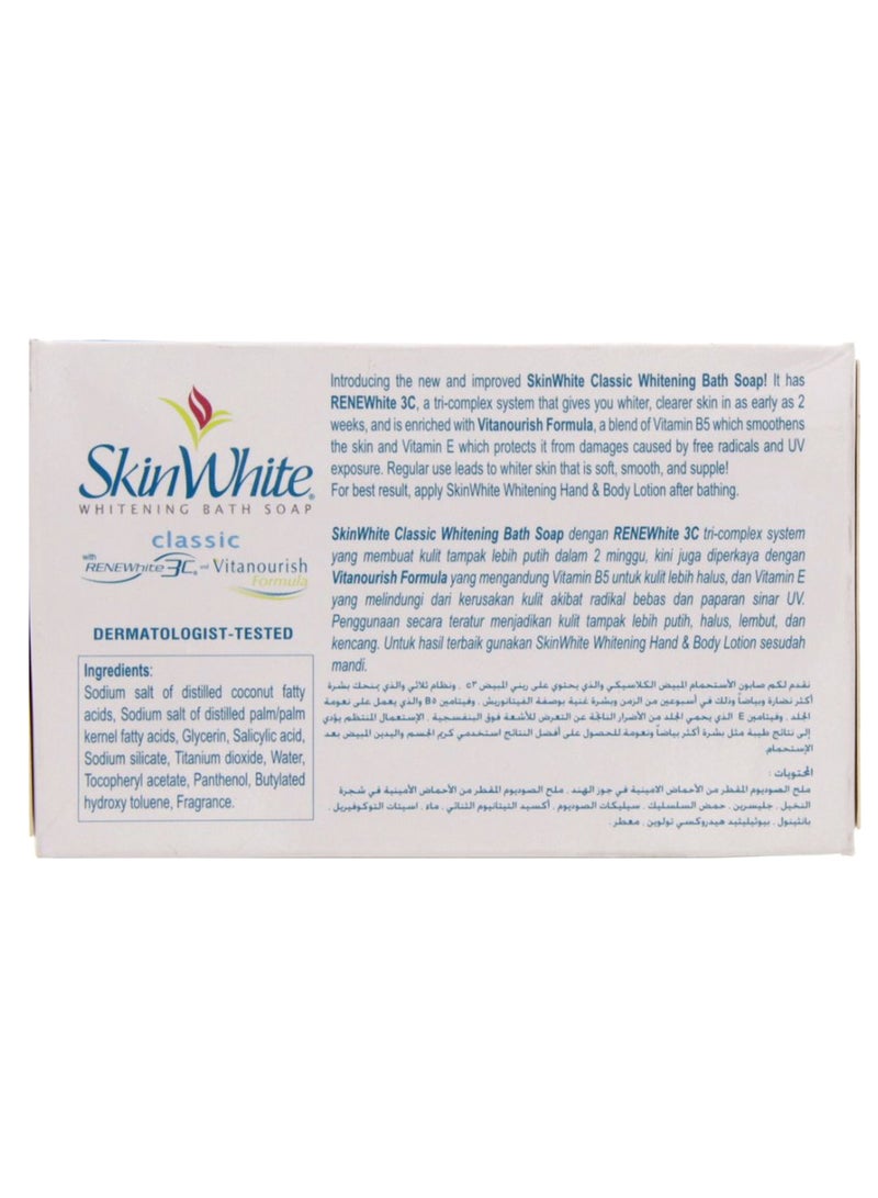 skin white Classic Whitening Bath Soap 135grams  - Image 2