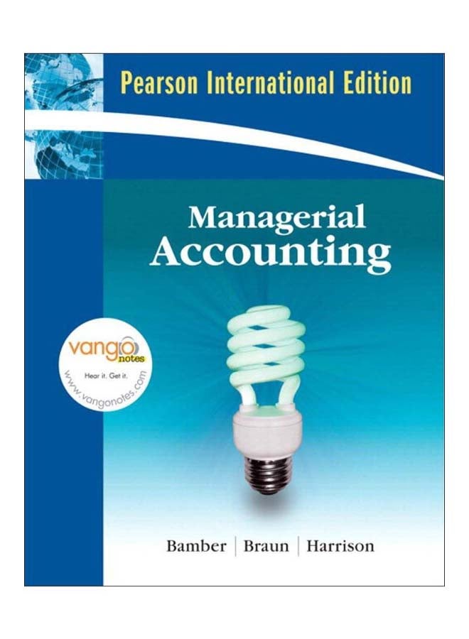 Managerial Accounting paperback english - 3-Jul-08