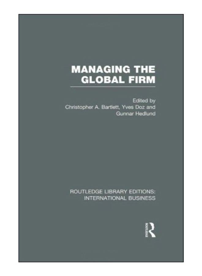 Managing The Global Firm hardcover english - 29-Nov-12