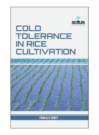 Cold Tolerance In Rice Cultivation Hardcover English by Pankaj K Dubey - 42005 - v1575896782/N32617682A_1
