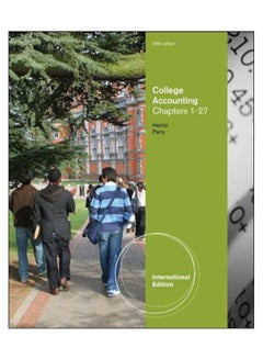 College Accounting, Chapters 1-27 Paperback English by Heintz/Parry - 1-Jan-80
