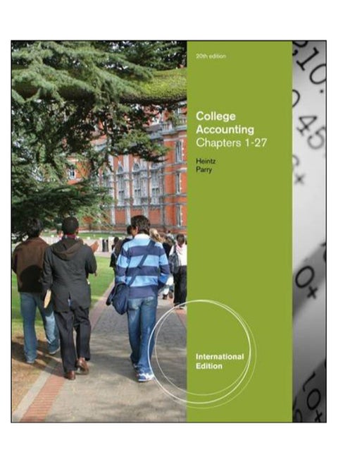 College Accounting, Chapters 1-27 Paperback English by Heintz/Parry - 1-Jan-80