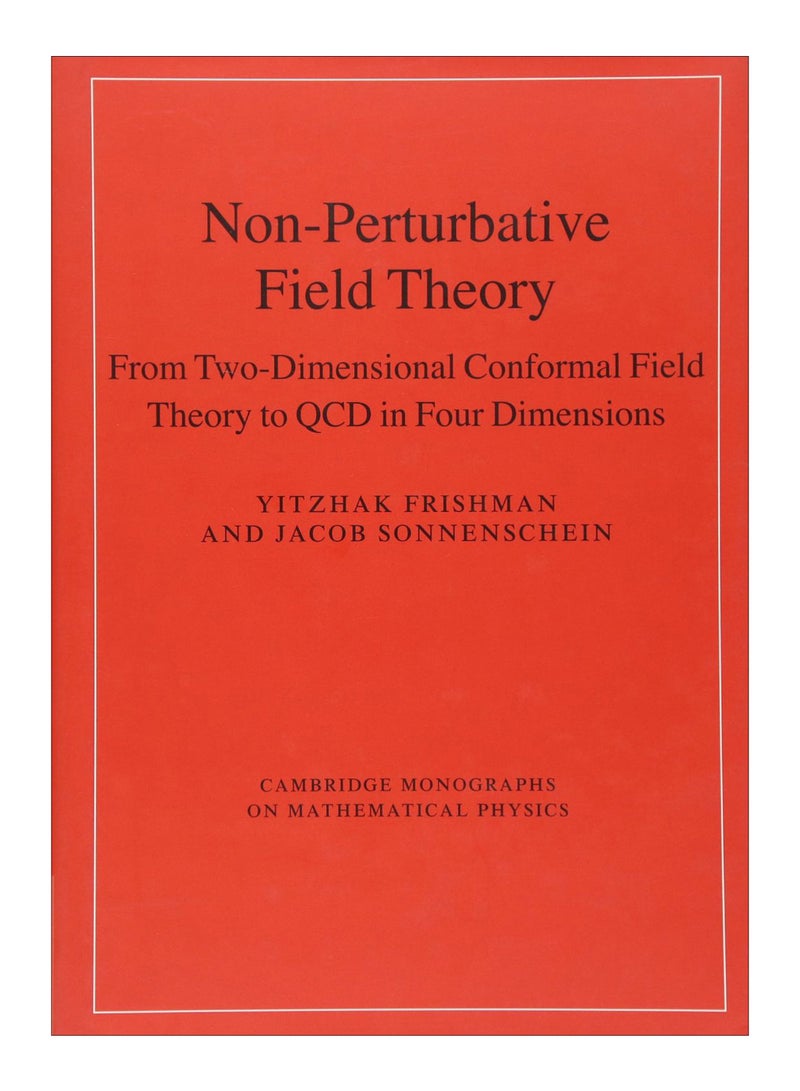 Non-Perturbative Field Theory Hardcover English by Yitzhak Frishman - 30 Jun 2010