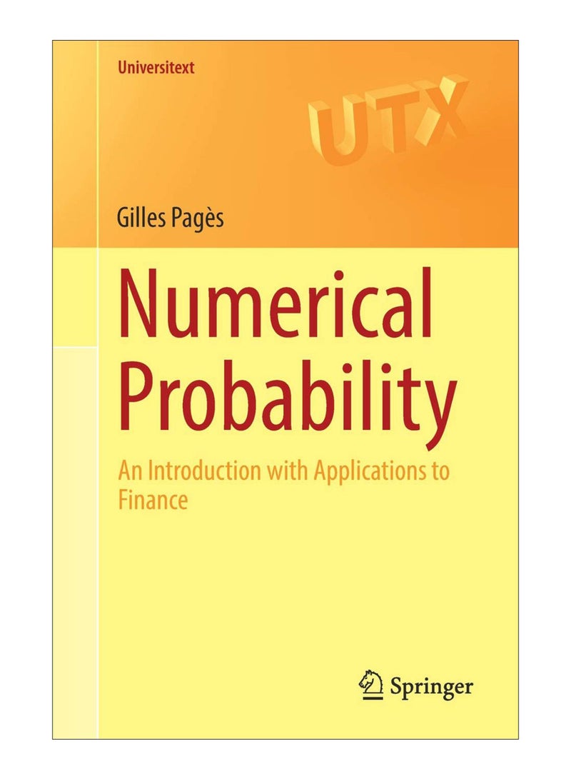 Numerical Probability paperback english - 11-Aug-18