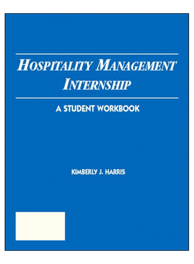 Hospitality Management Internship loose_leaf english - 7-Feb-05 