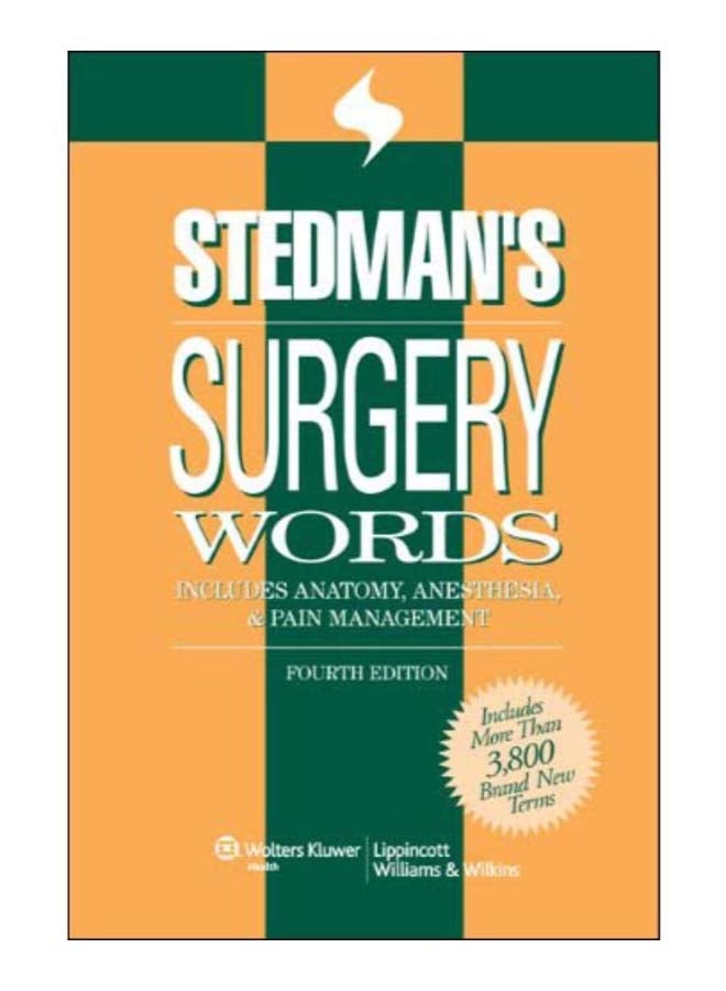 Surgery Words paperback english - 1-Jul-08 