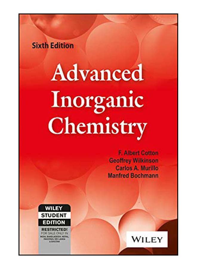 Advanced Inorganic Chemistry paperback english - 29-Jun-05 