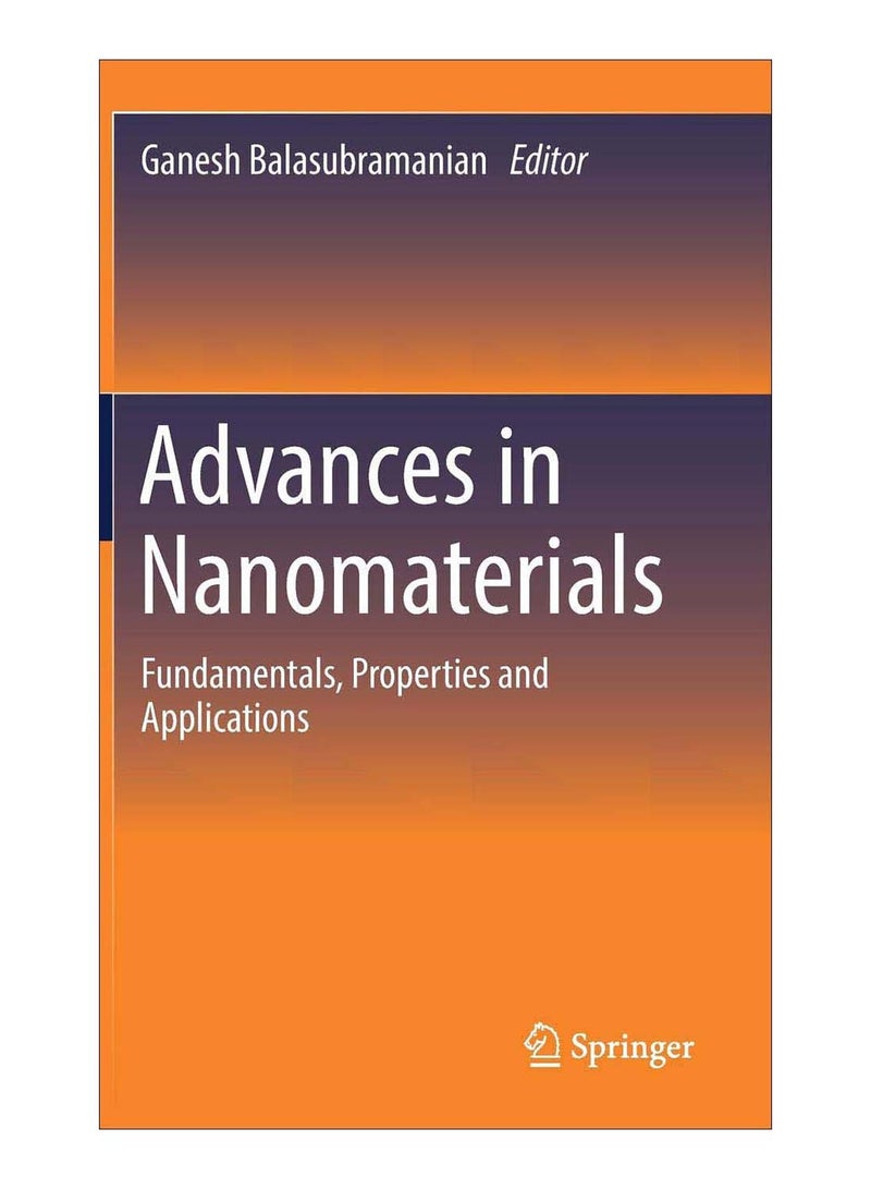 Advances In Nanomaterials hardcover english - 3-Nov-17 