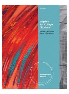 Algebra For College Students paperback english - 1-Jan-10 