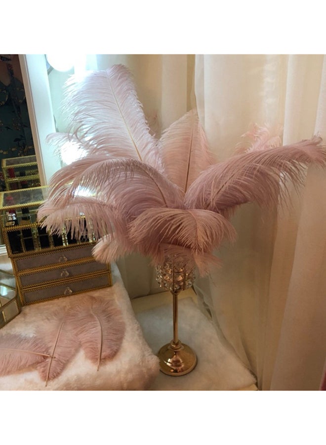 Sharpdo Crystal Pattern Decorative Candle Holder Gold/Clear 30 x 11.5cm - Image 3