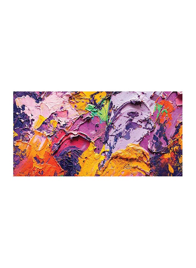 ساسب لوحة فنية لتزيين الحائط بدون إطار متعدد الألوان 30x15سم - Image 1