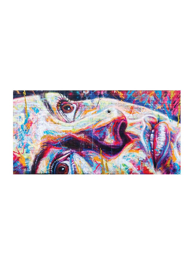 ساسب لوحة فنية لتزيين الحائط بدون إطار متعدد الألوان 30x15سم - Image 1