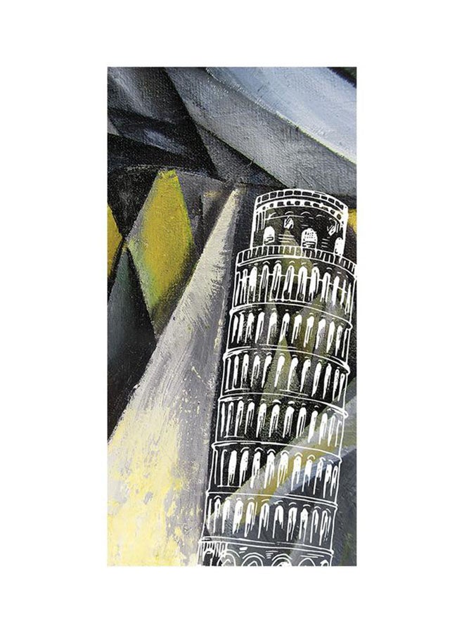 Sasb Frameless Decorative Wall Painting Multicolour 30x15cm - Image 1