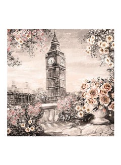 Sasb Frameless Decorative Wall Painting Multicolour 20x20cm  - Image 1