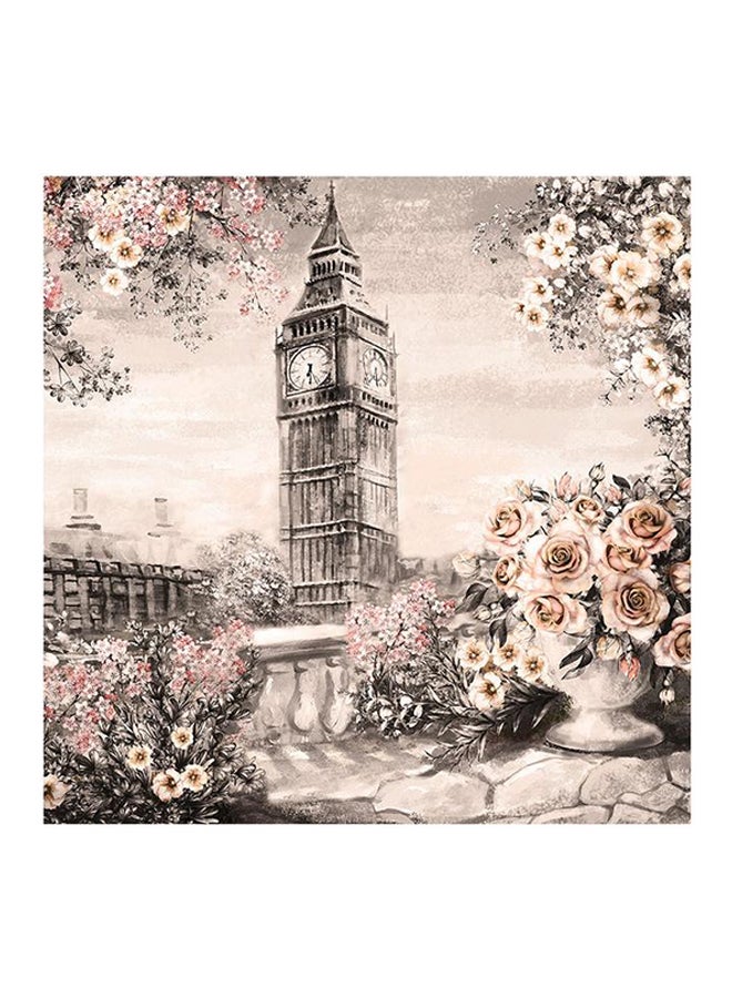 ساسب لوحة فنية لتزيين الحائط بدون إطار متعدد الألوان 20x20سم - Image 1