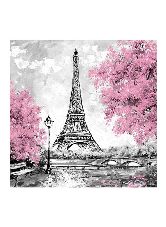 Sasb Frameless Decorative Wall Painting Multicolour 20x20cm - Image 1
