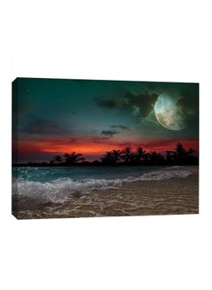 Sasb Canvas Print Hidden Away Wall Painting Multicolour 80x60cm  - Image 1