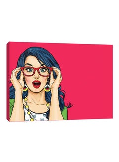 Sasb Canvas Print Hidden Away Wall Painting Multicolour 80x60cm  - Image 1