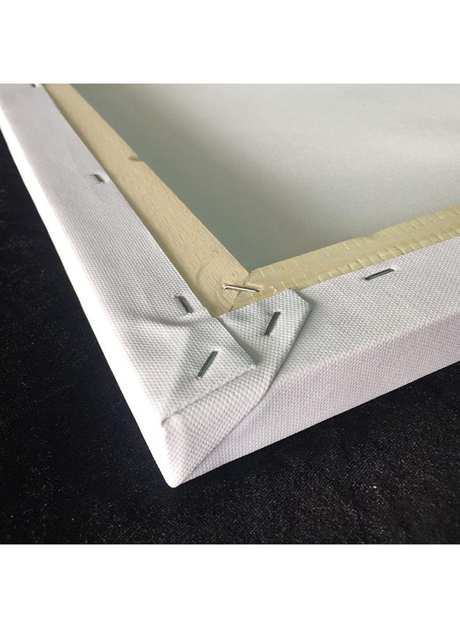 ساسب لوحة جدارية من قماش كتاني بإطار مخفي متعدد الألوان 80x60سم - Image 2