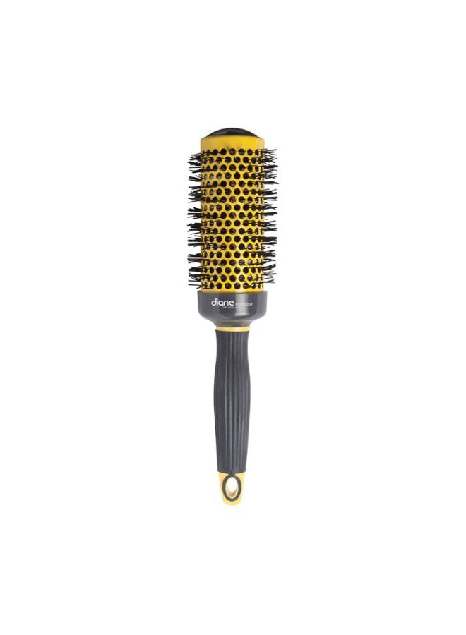 Diane Thermal Round Barrel Brush Yellow/Black - Image 1