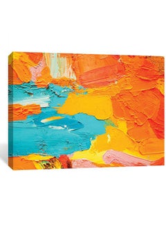 Sasb Canvas Print Hidden Away Wall Painting Multicolour 80x60cm  - Image 1